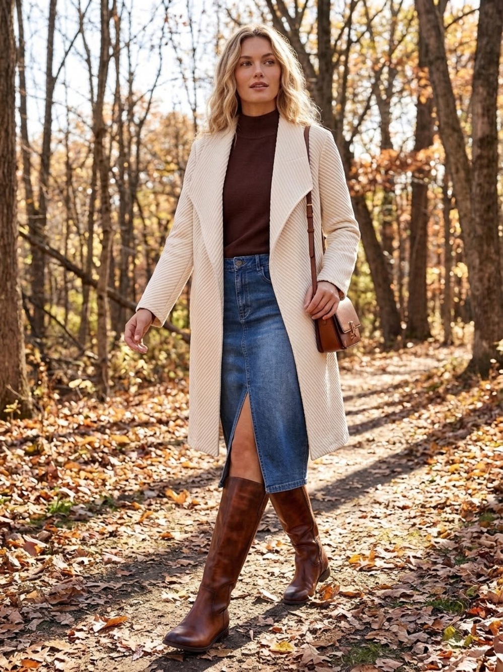 STEVE MADDEN Cream Textured Open Front Shawl Collar Long Cardigan Coat M.